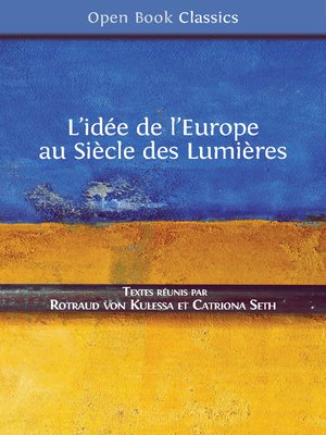 cover image of L'idée de l'Europe